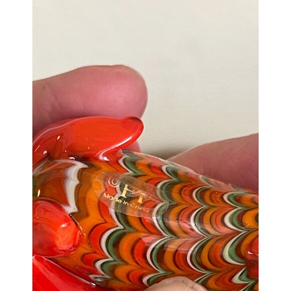 Fitz and Floyd Blown Glass Menagerie Racoon Fox Figurine Miniature *READ - Picture 7 of 7